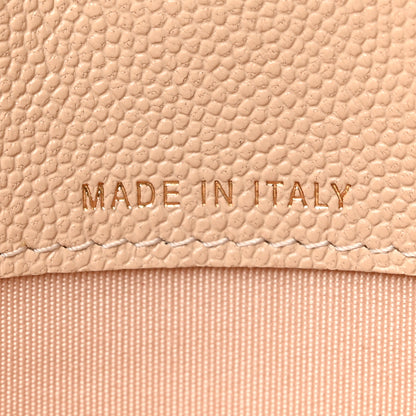 Chanel Caviar Quilted Large Golden Class Gusset Flap Wallet Beige 7 of 13