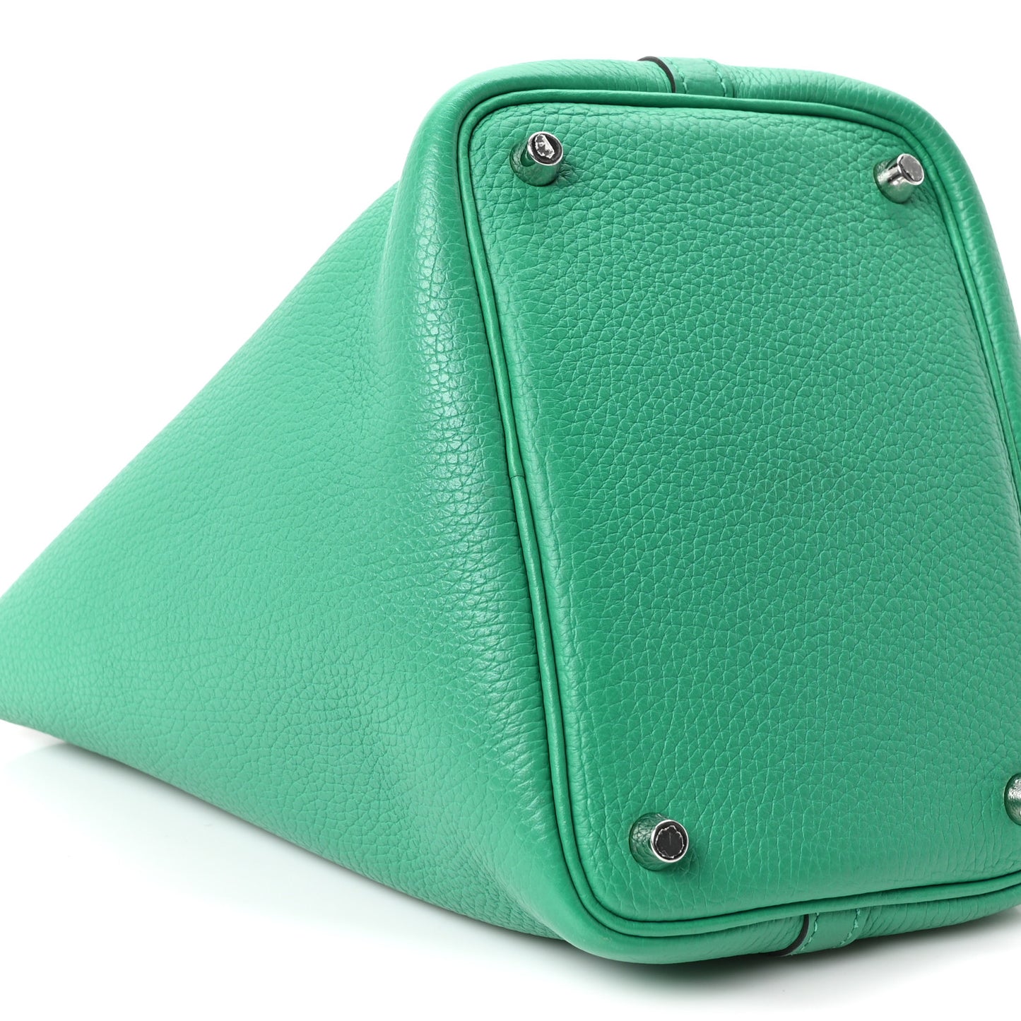 Taurillon Clemence Swift Eclat Picotin Lock 18 MM Menthe Vert Bosphore