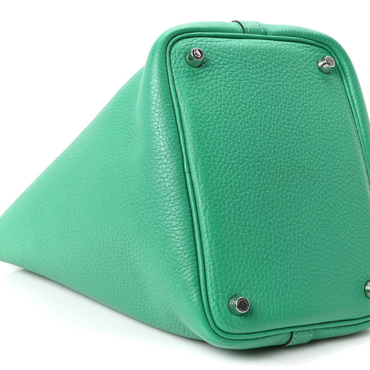 Hermes Taurillon Clemence Swift Eclat Picotin Lock 18 MM Menthe Vert Bosphore 9 of 10