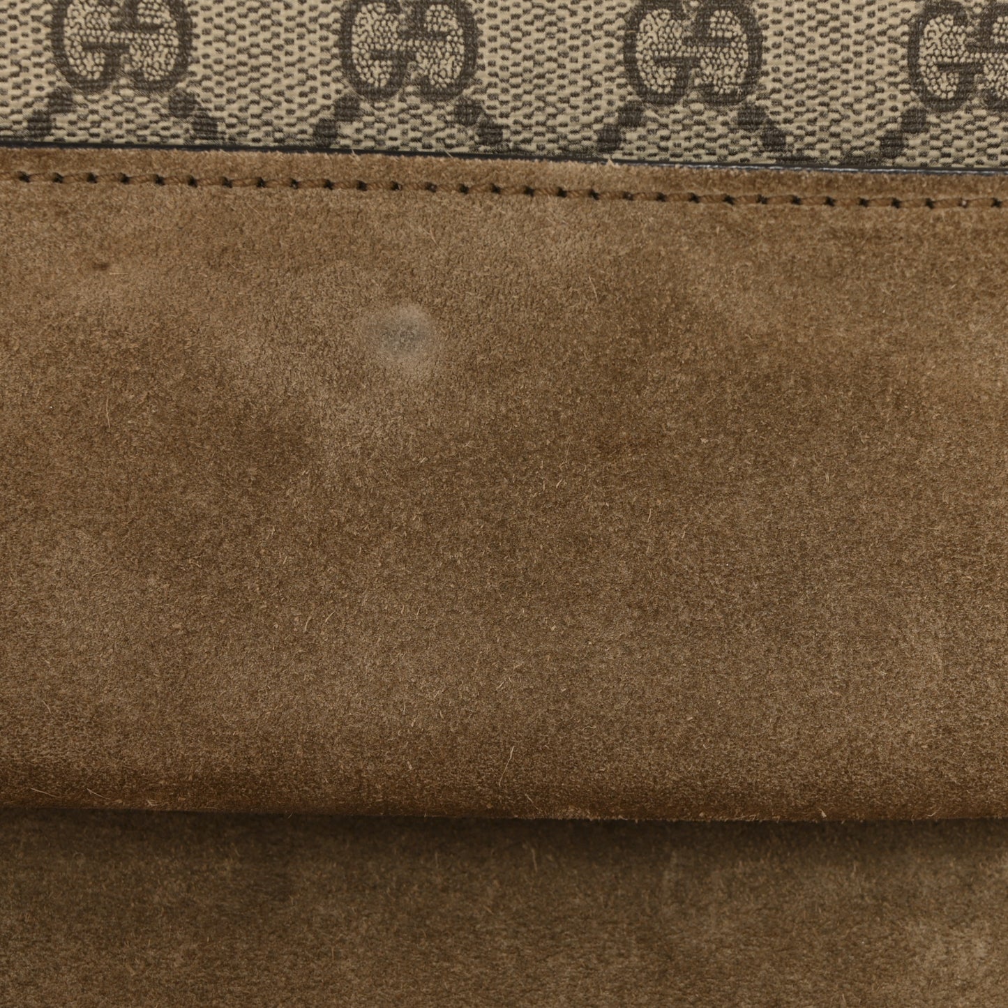 GG Supreme Monogram Mini Dionysus Shoulder Bag Taupe