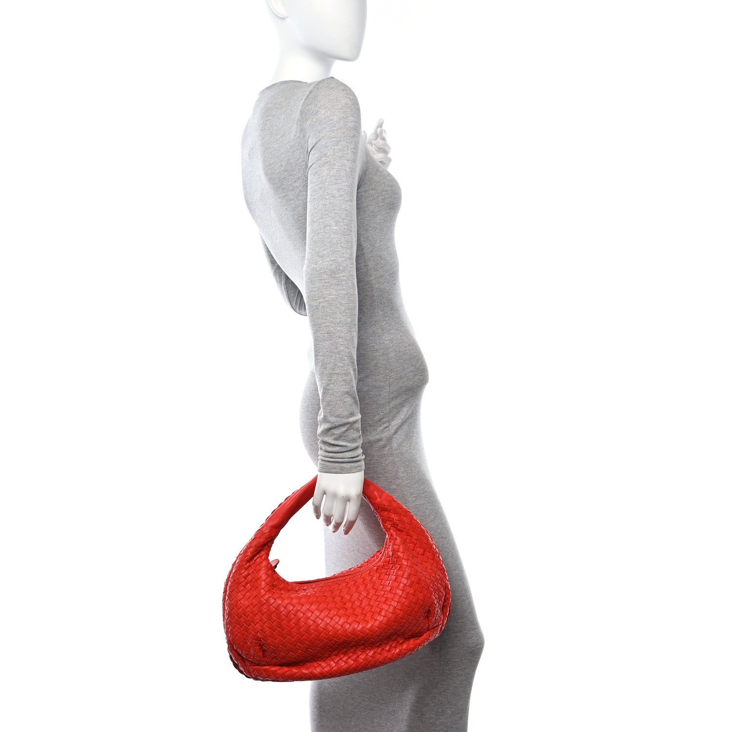Bottega Veneta Nappa Intrecciato Medium Belly Veneta Hobo Orange 2 of 11