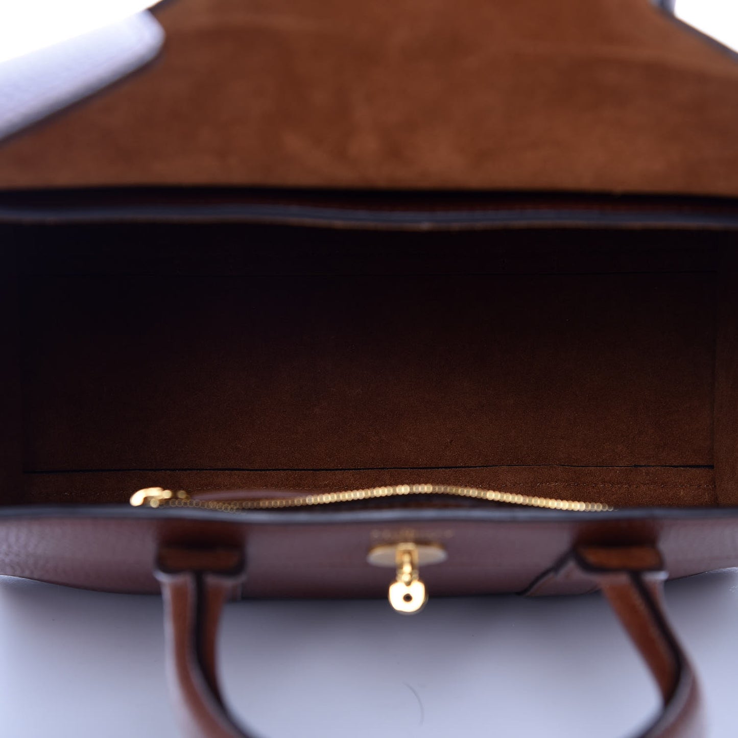 Natural Grain Leather Small New Bayswater Oak