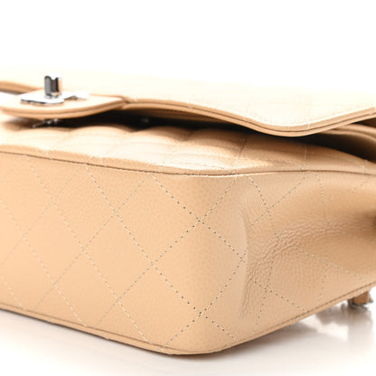 Chanel Caviar Quilted Medium Double Flap Beige 10 of 11