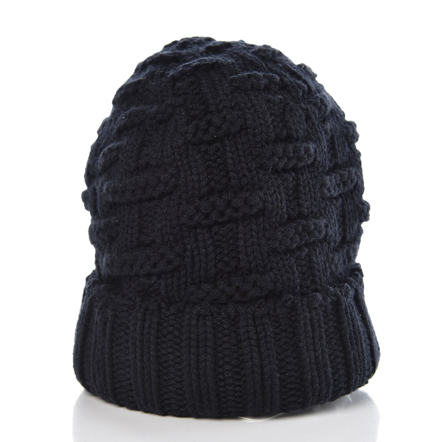 Cashmere Mens Beanie Hat L Marine