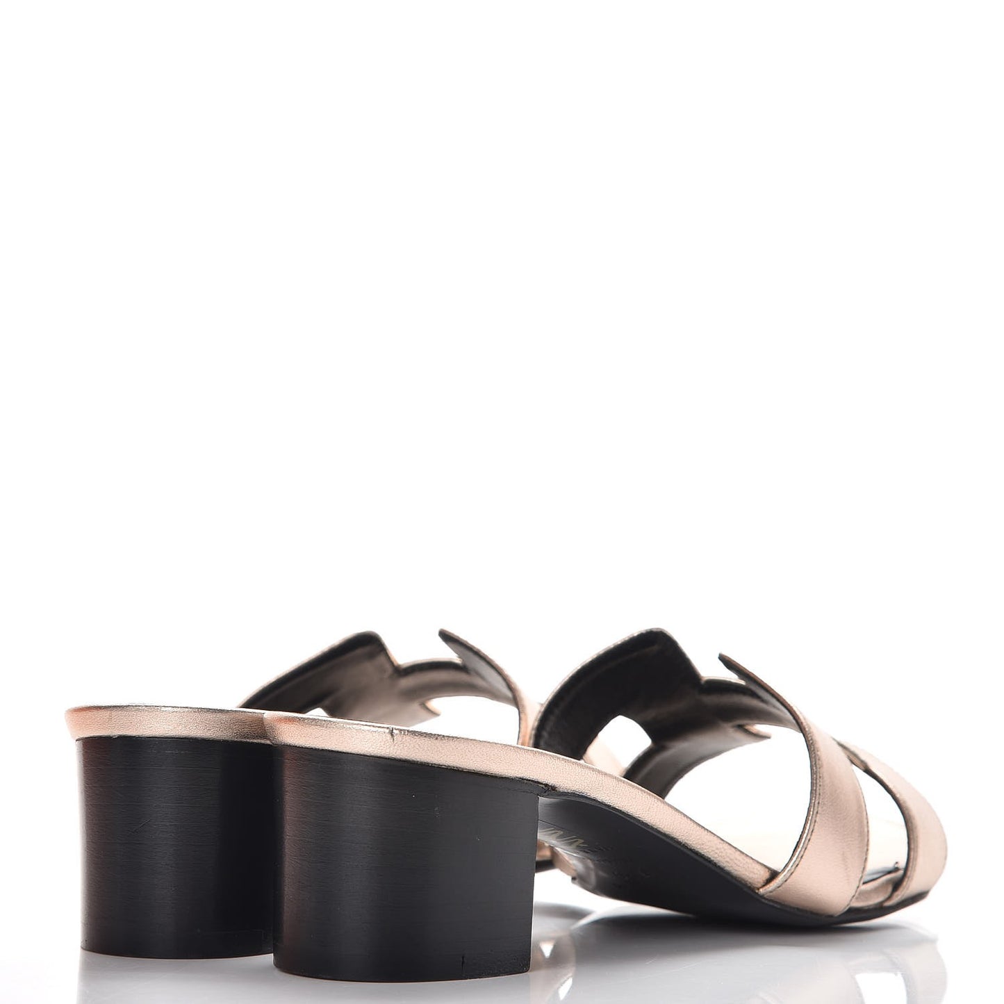 Metallic Nappa Oasis Sandals 36 Or Rose