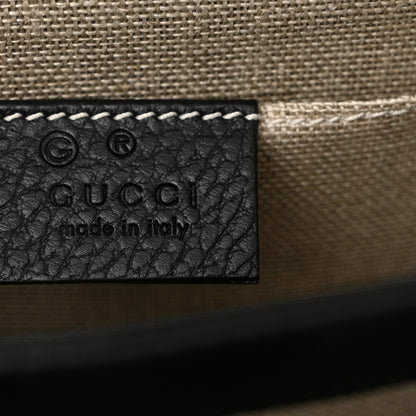 Gucci Dollar Calfskin Small Interlocking G Shoulder Bag Black 6 of 10