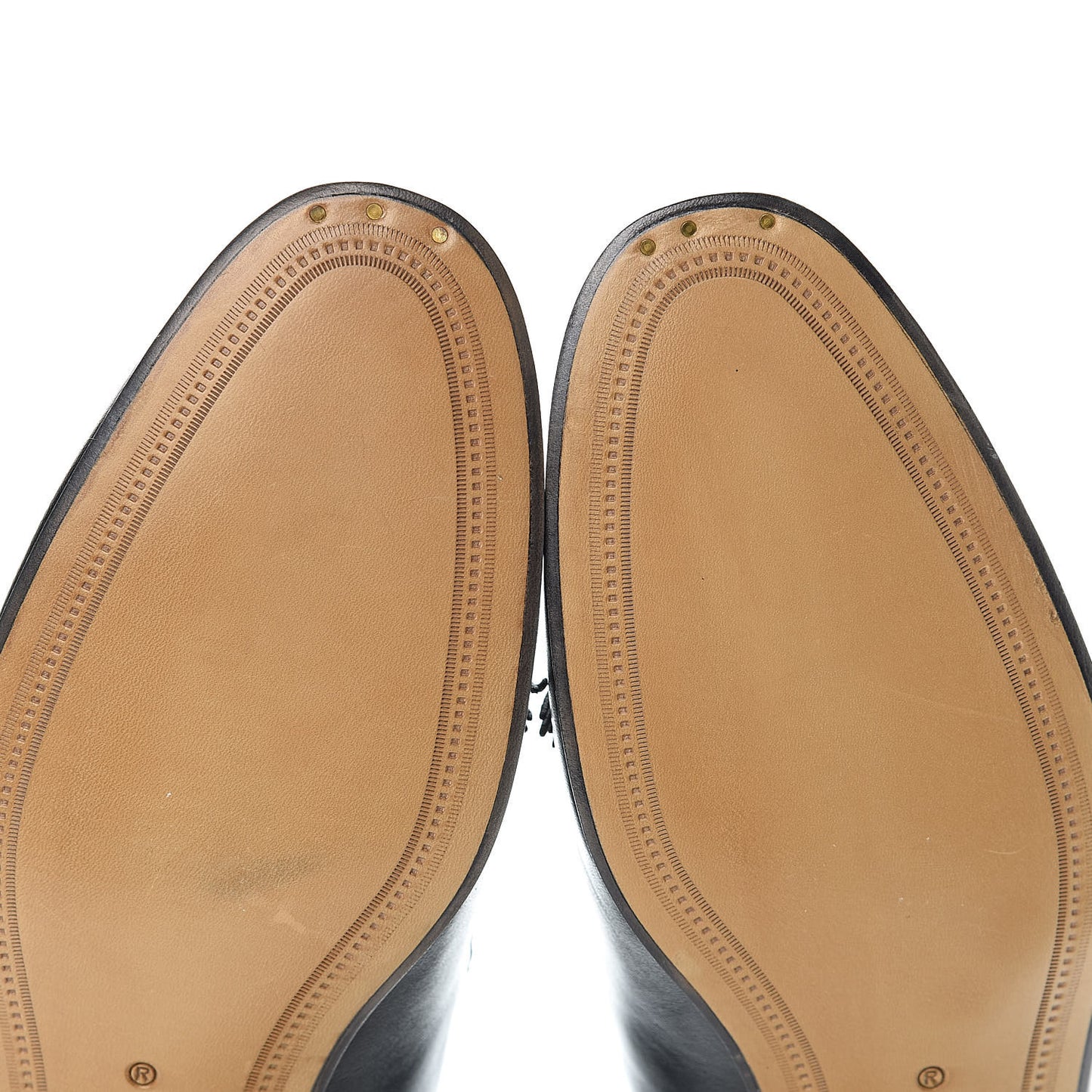 Lambskin Wolf Embroidered Mens Brixton Horsebit Loafers 9 Black
