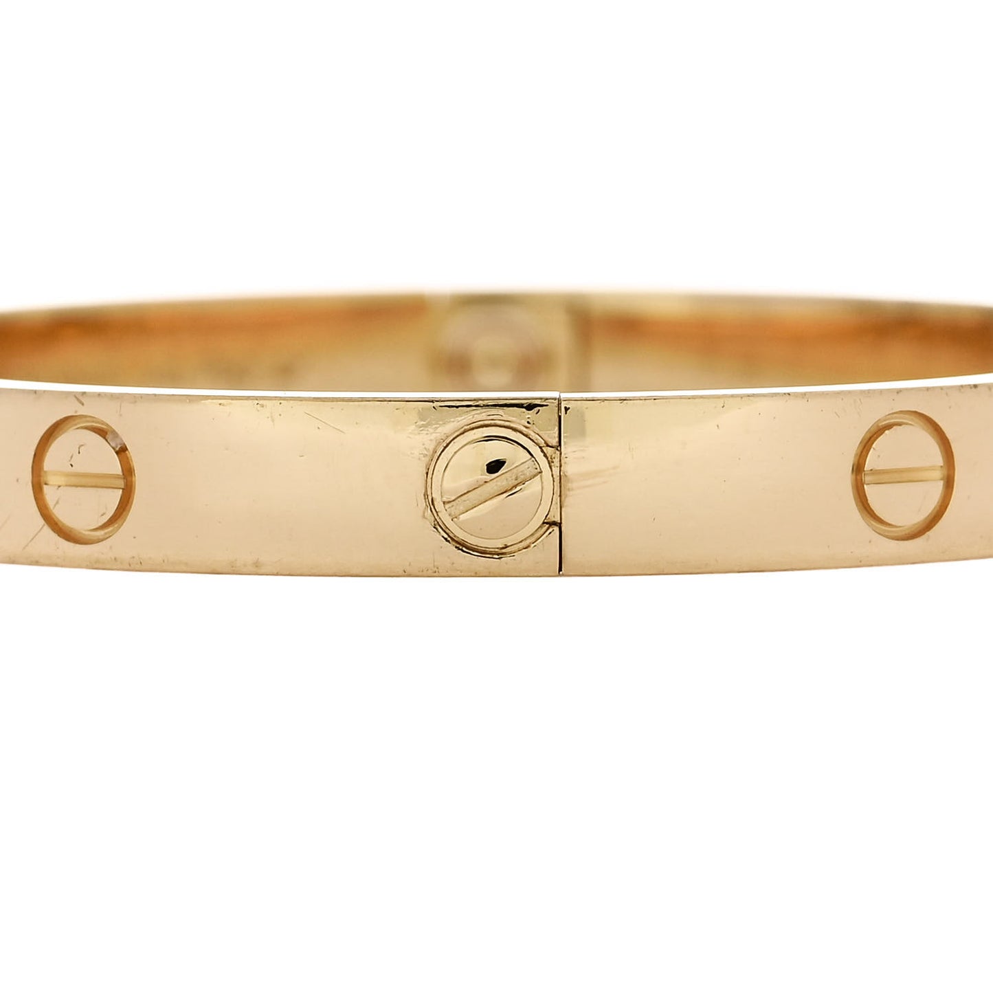 18K Yellow Gold LOVE Bracelet 17