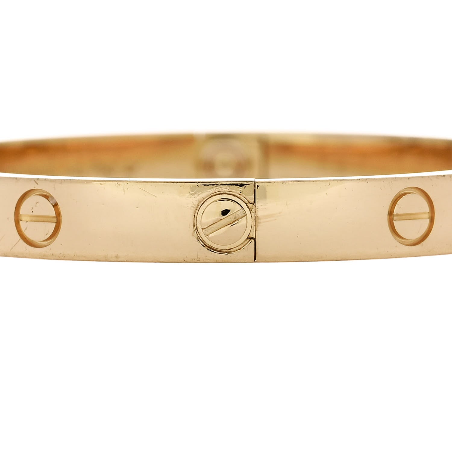 Cartier 18K Yellow Gold LOVE Bracelet 17 4 of 9