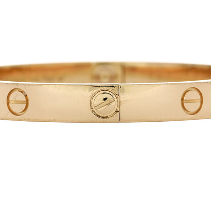 Cartier 18K Yellow Gold LOVE Bracelet 17 4 of 9