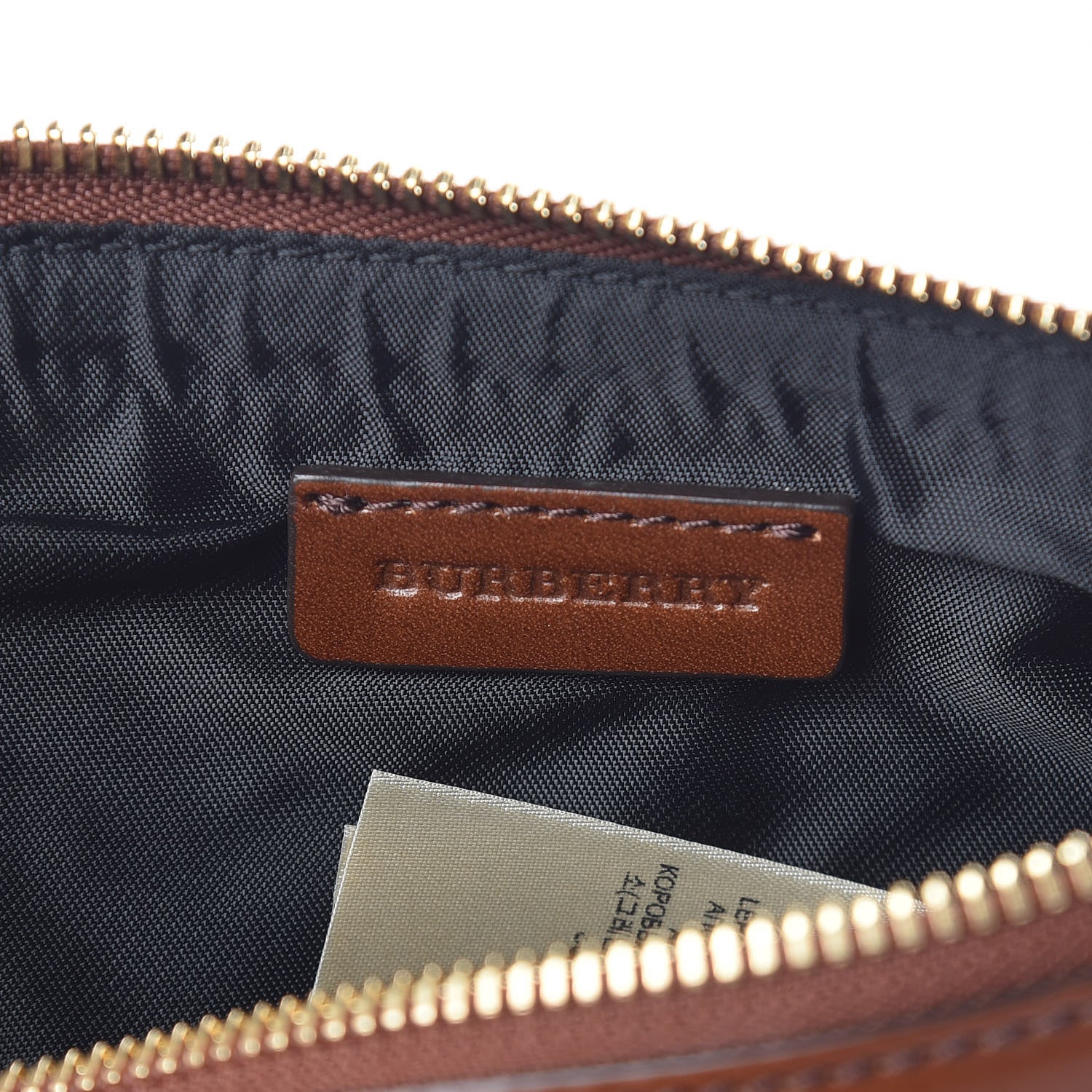 Burberry House Check Bridle Calfskin Peyton Crossbody Tan 8 of 11