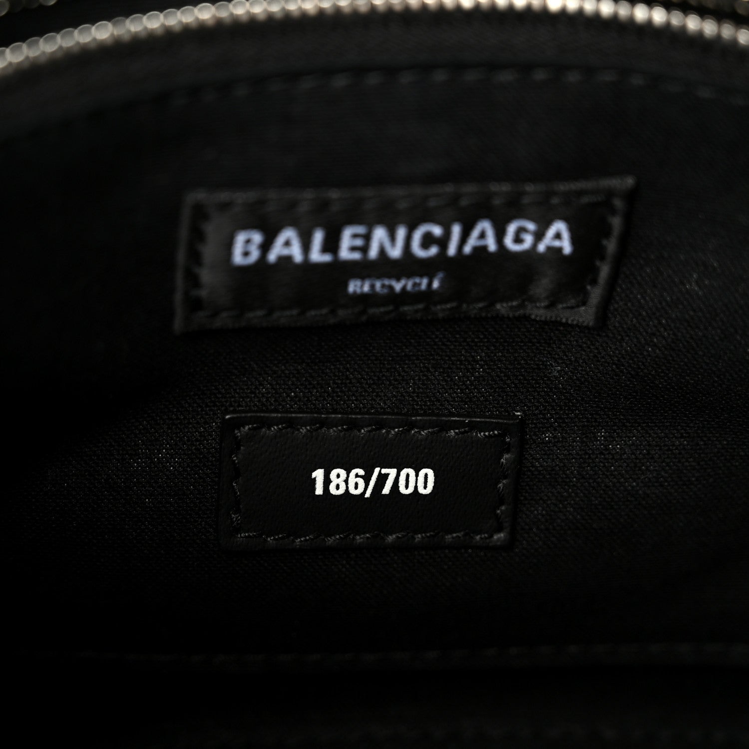 Balenciaga Denim Patchwork Small Hourglass Top Handle Bag Washed Blue 7 of 12