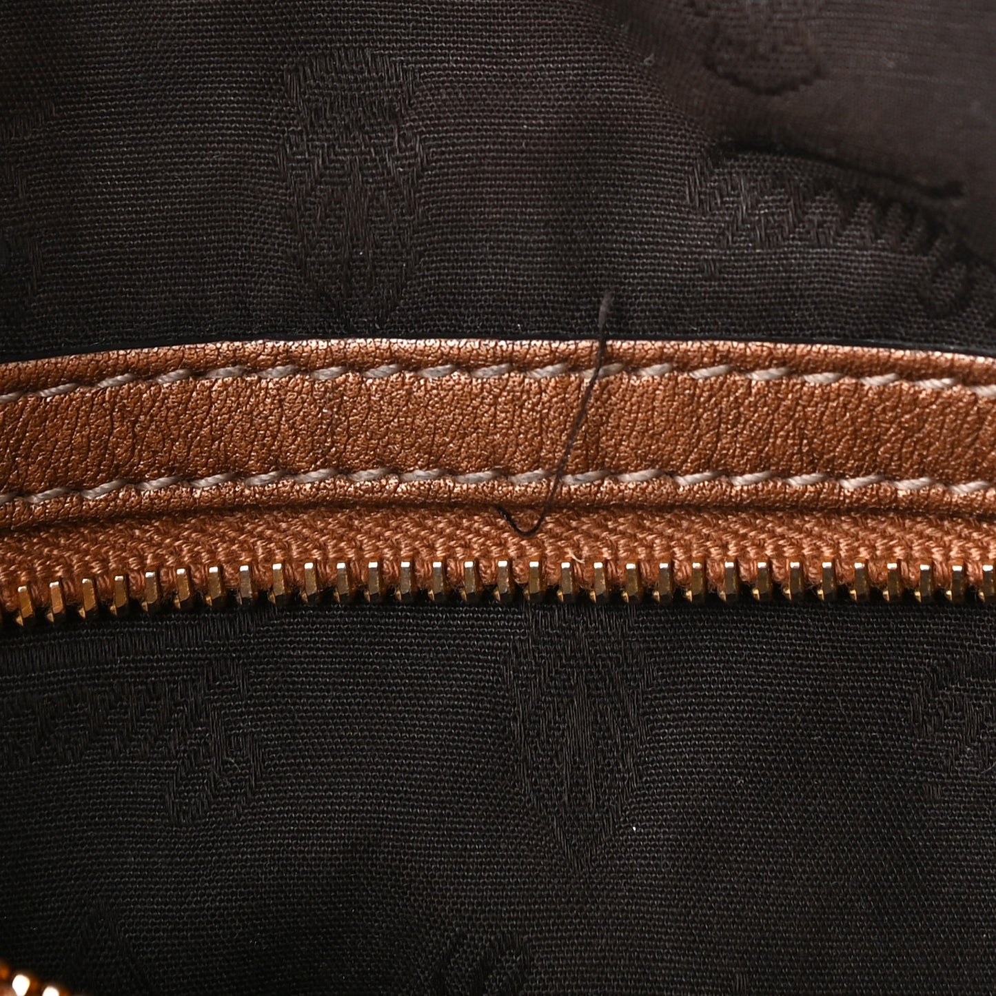 Metallic Guccissima Large GG Twins Tote Bronze