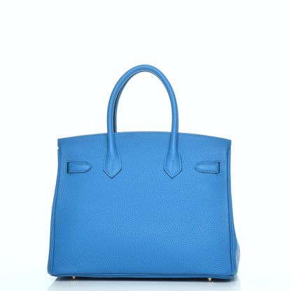 Hermes Togo Birkin 30 Bleu Zanzibar 5 of 27