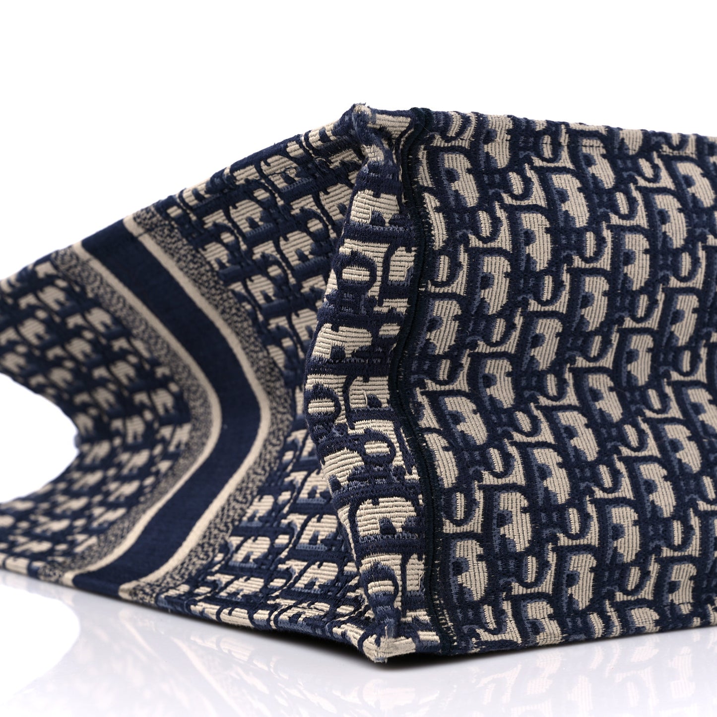 Oblique Large Book Tote Blue Multicolor