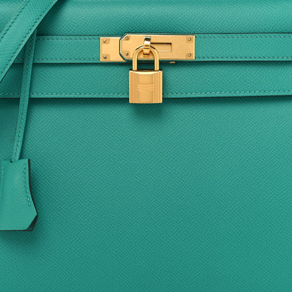 Hermes Epsom Kelly Sellier 28 Vert Verone 8 of 11