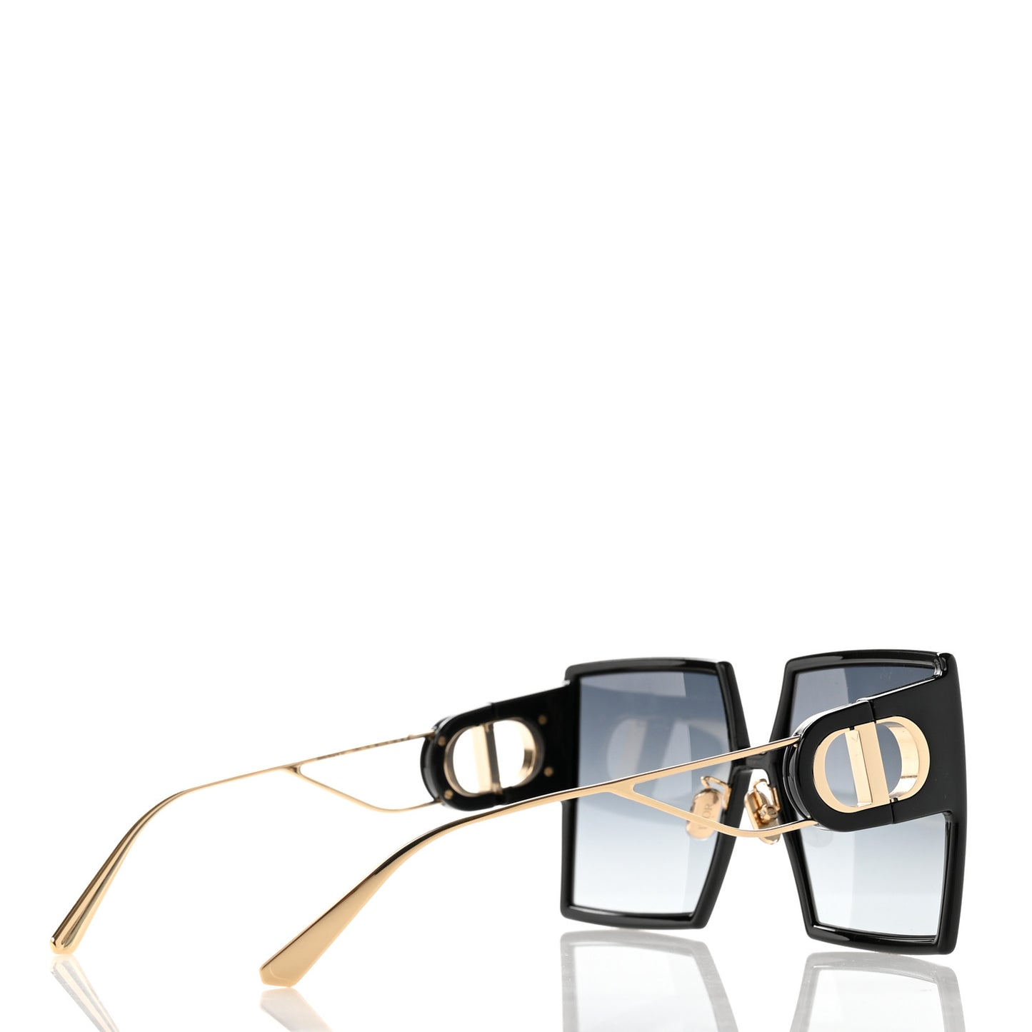 Square 30 Montaigne Sunglasses Black