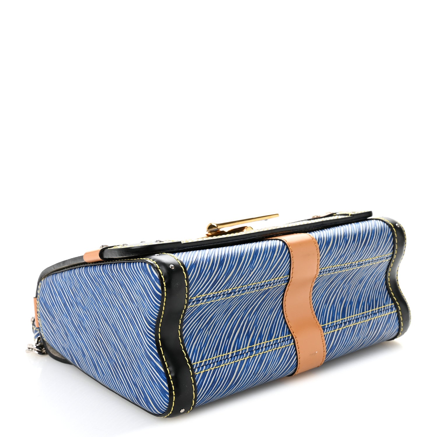 Louis Vuitton Epi Complice Trunks and Bags Twist Shoulder Bag MM Denim Light 5 of 13