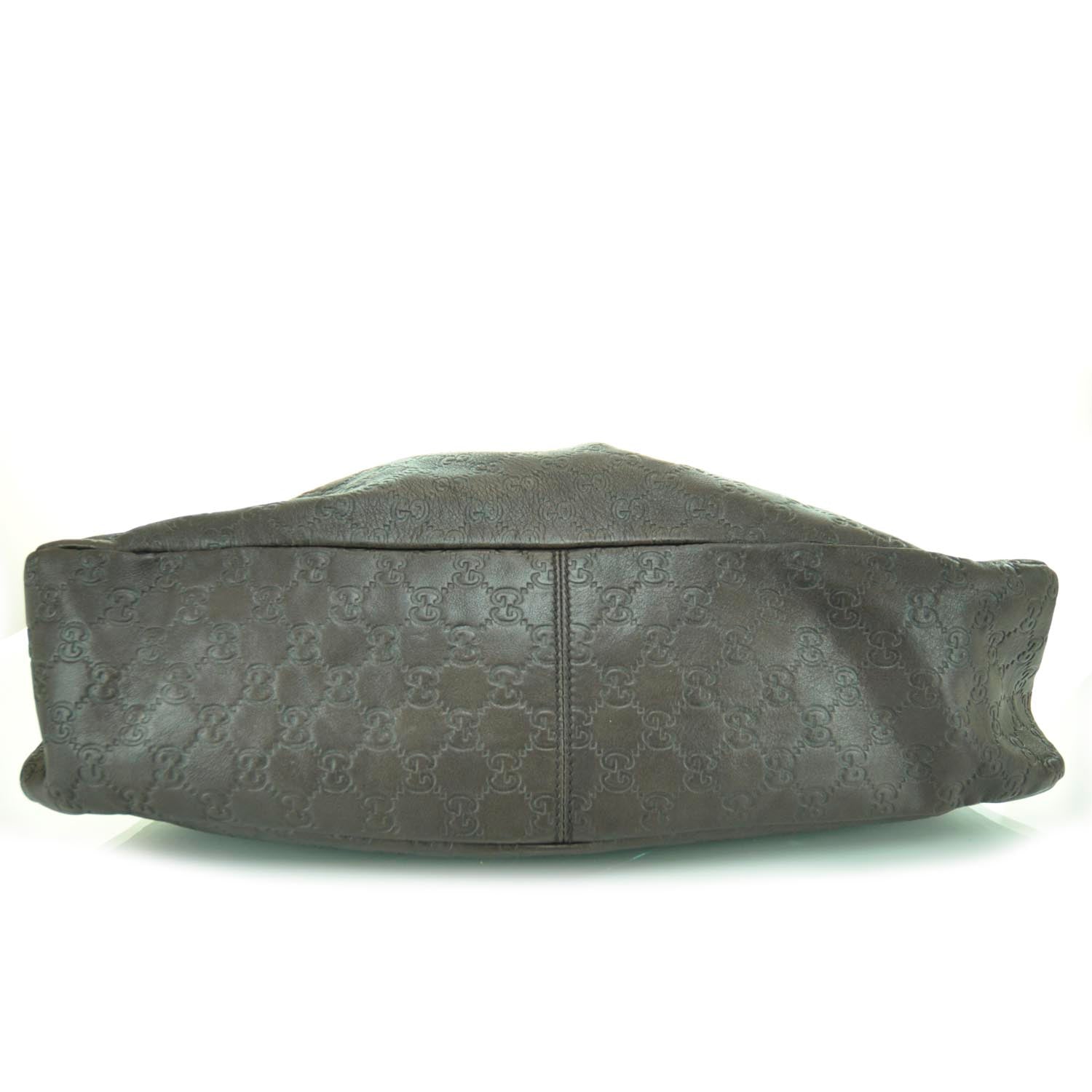 Gucci Guccissima Large Horsebit Chain Hobo Brown 5 of 9