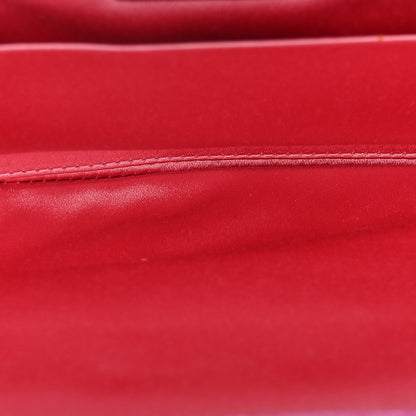 Chanel Iridescent Snakeskin Crystal CC Clutch Rose 5 of 11