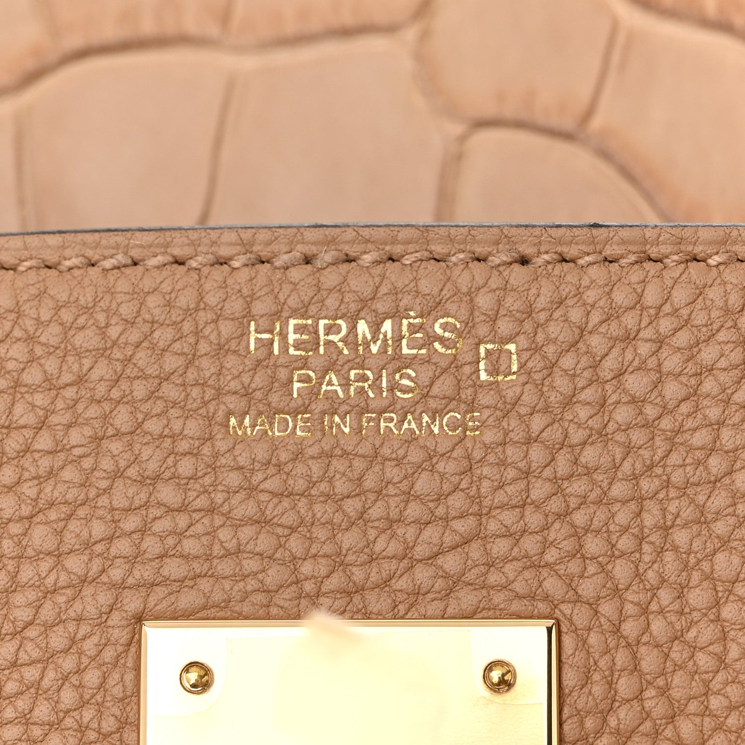 Hermes Togo Matte Alligator Birkin Touch 30 Chai 6 of 11