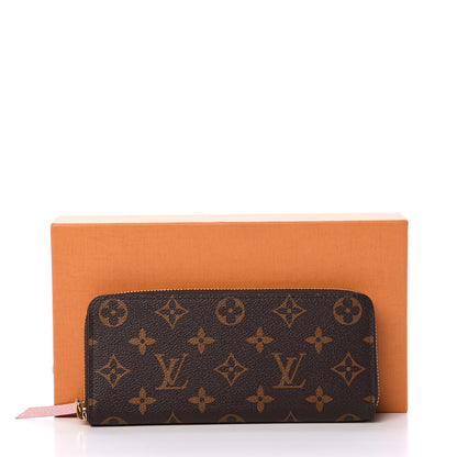 Louis Vuitton Monogram Clemence Wallet Rose Ballerine 7 of 7