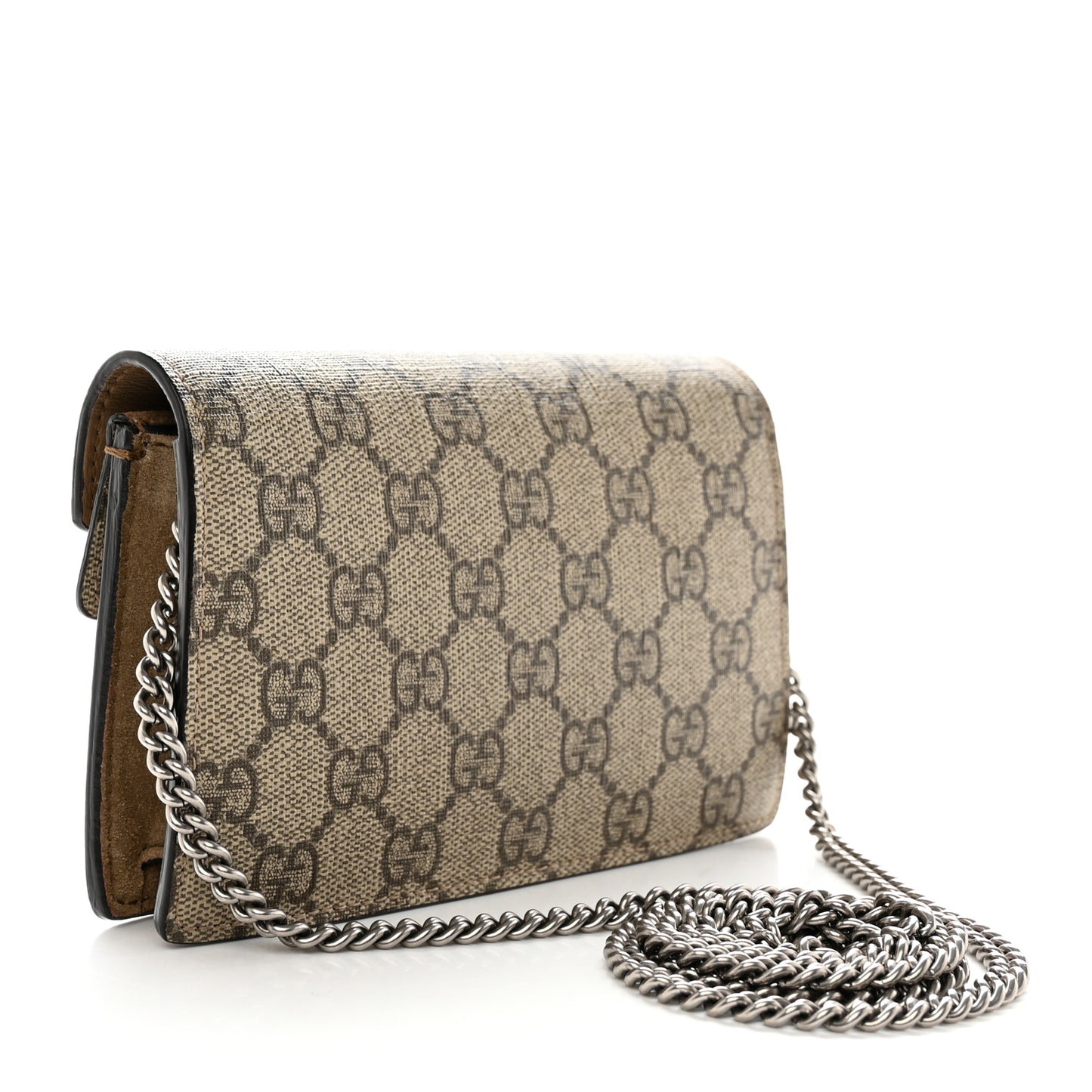 GG Supreme Monogram Super Mini Dionysus Shoulder Bag Taupe