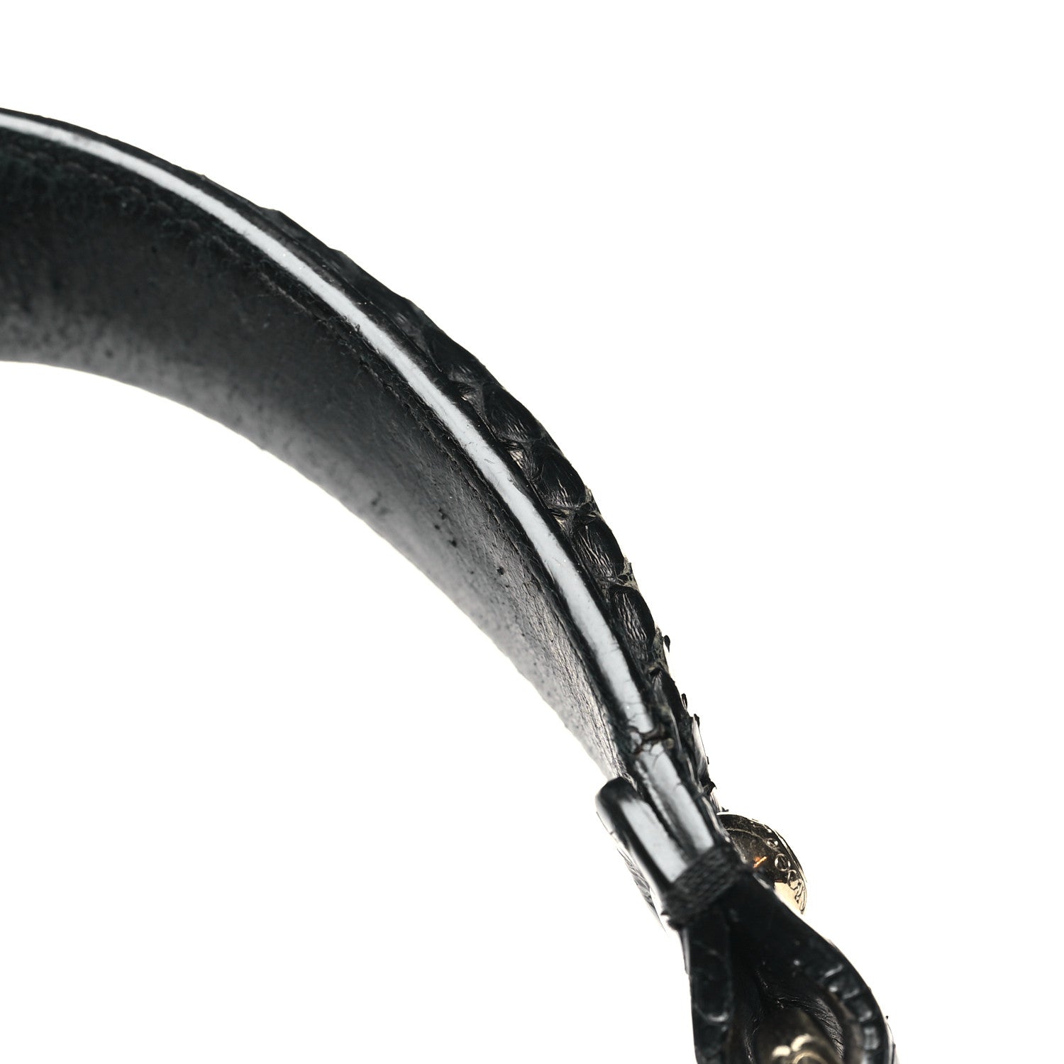 Jimmy Choo Deerskin Snakeskin Solar Hobo Black 10 of 12