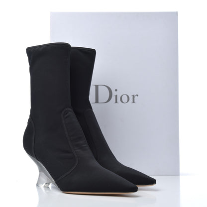 Christian Dior Micro Resille Lucite Etoile Boots 39 Black 14 of 14