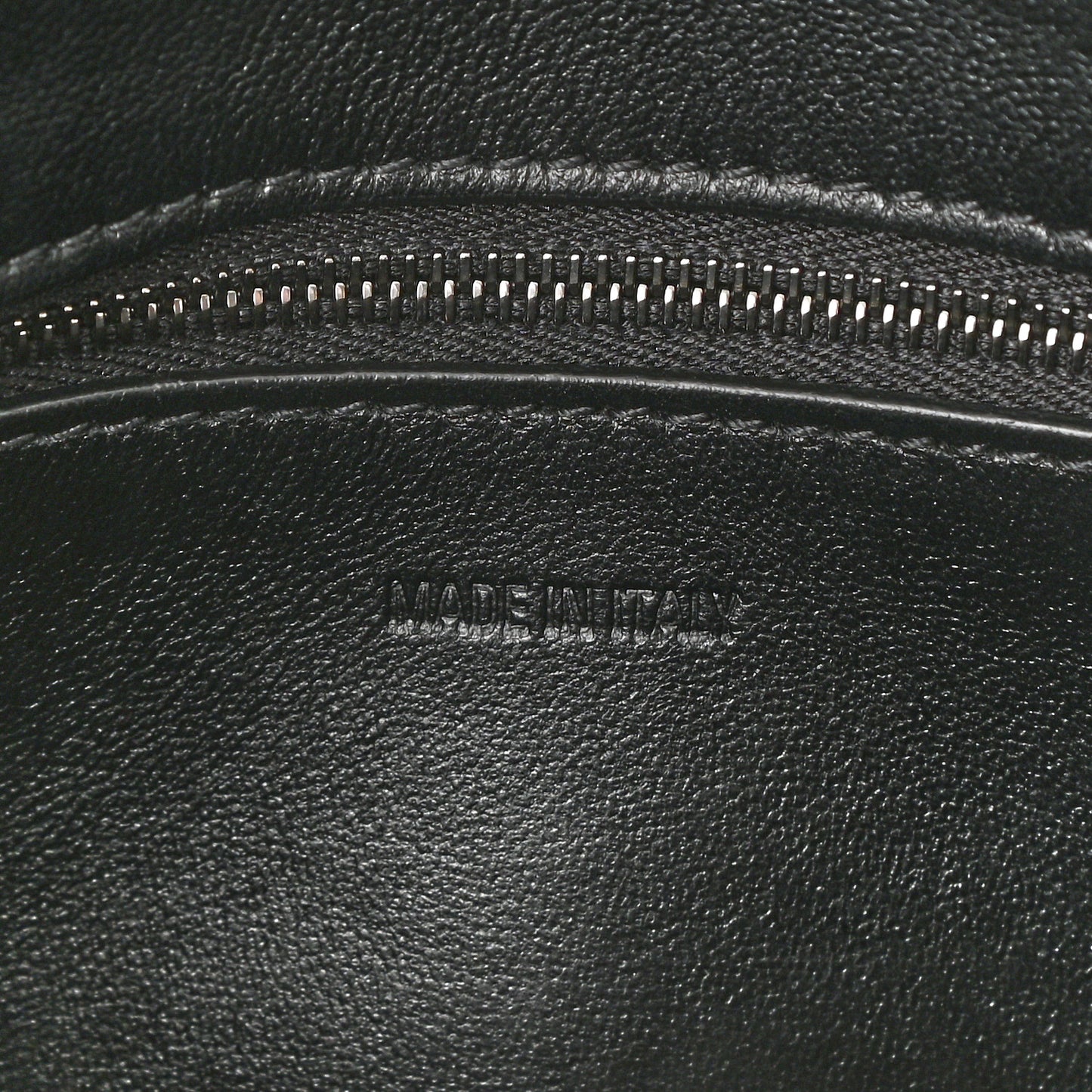 Extra Supple Calfskin Crocodile Embossed Monochrome Small Downtown Shoulder Bag Black
