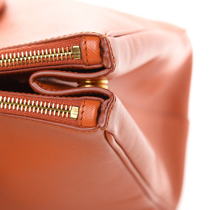 Prada Saffiano Large Galleria Double Zip Tote Papaya 12 of 17
