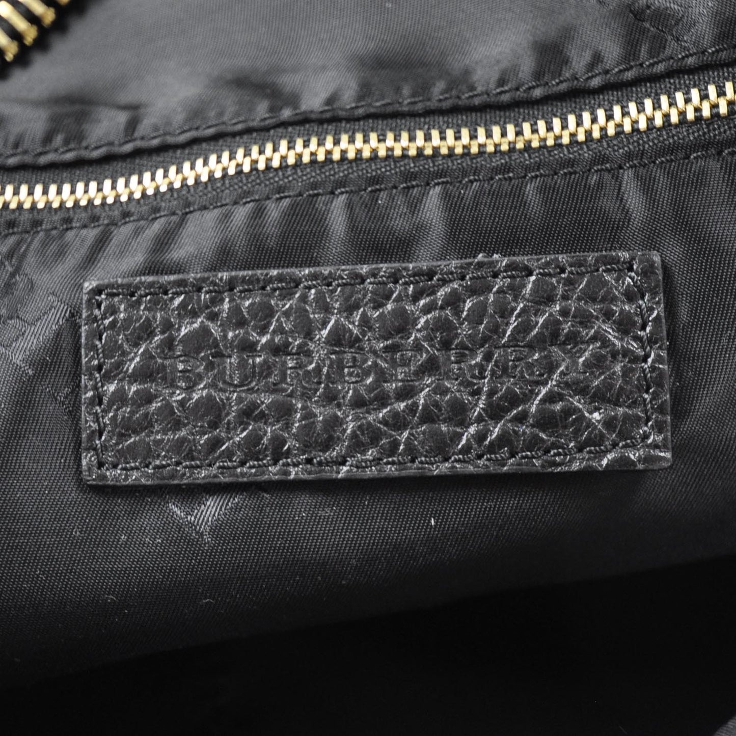 Grainy Leather Medium Oakford Tote Black