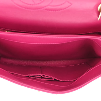 Chanel Lambskin Quilted Medium Trendy CC Flap Dark Pink 5 of 10