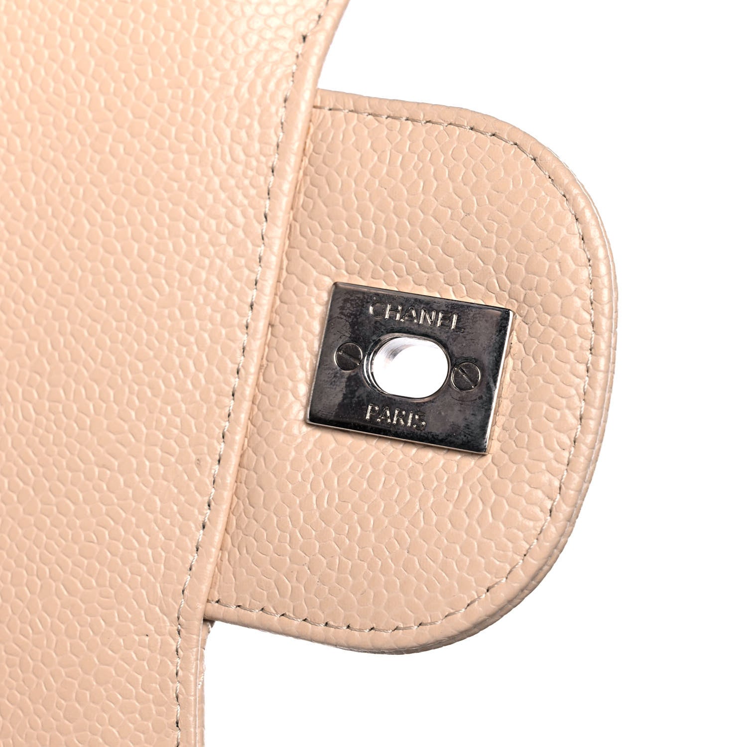 Chanel Caviar Quilted Jumbo Double Flap Beige Clair 18 of 19