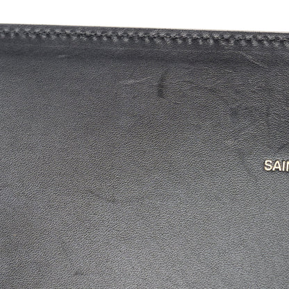 Saint Laurent Smooth Calfskin Medium Classic Monogram Kate Satchel Black 12 of 17