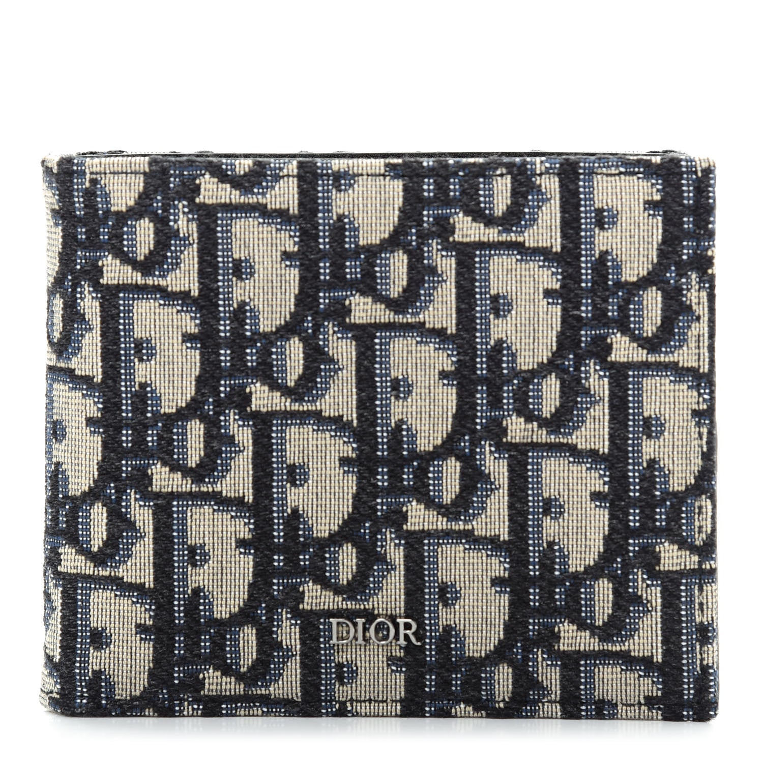 Christian Dior Oblique Compact Wallet Black 1 of 7
