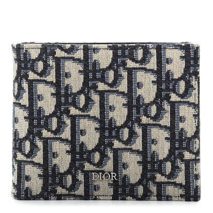 Christian Dior Oblique Compact Wallet Black 1 of 7