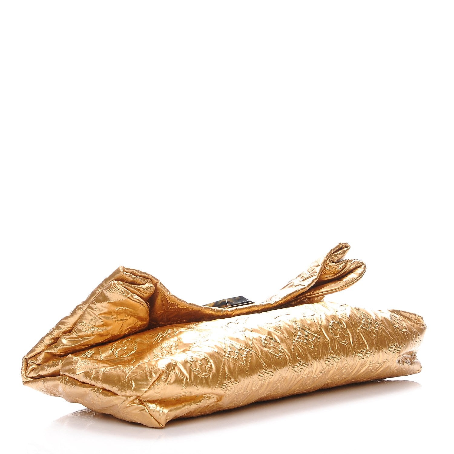 Louis Vuitton Jacquard Quilted Monogram Altair Clutch Gold 5 of 8