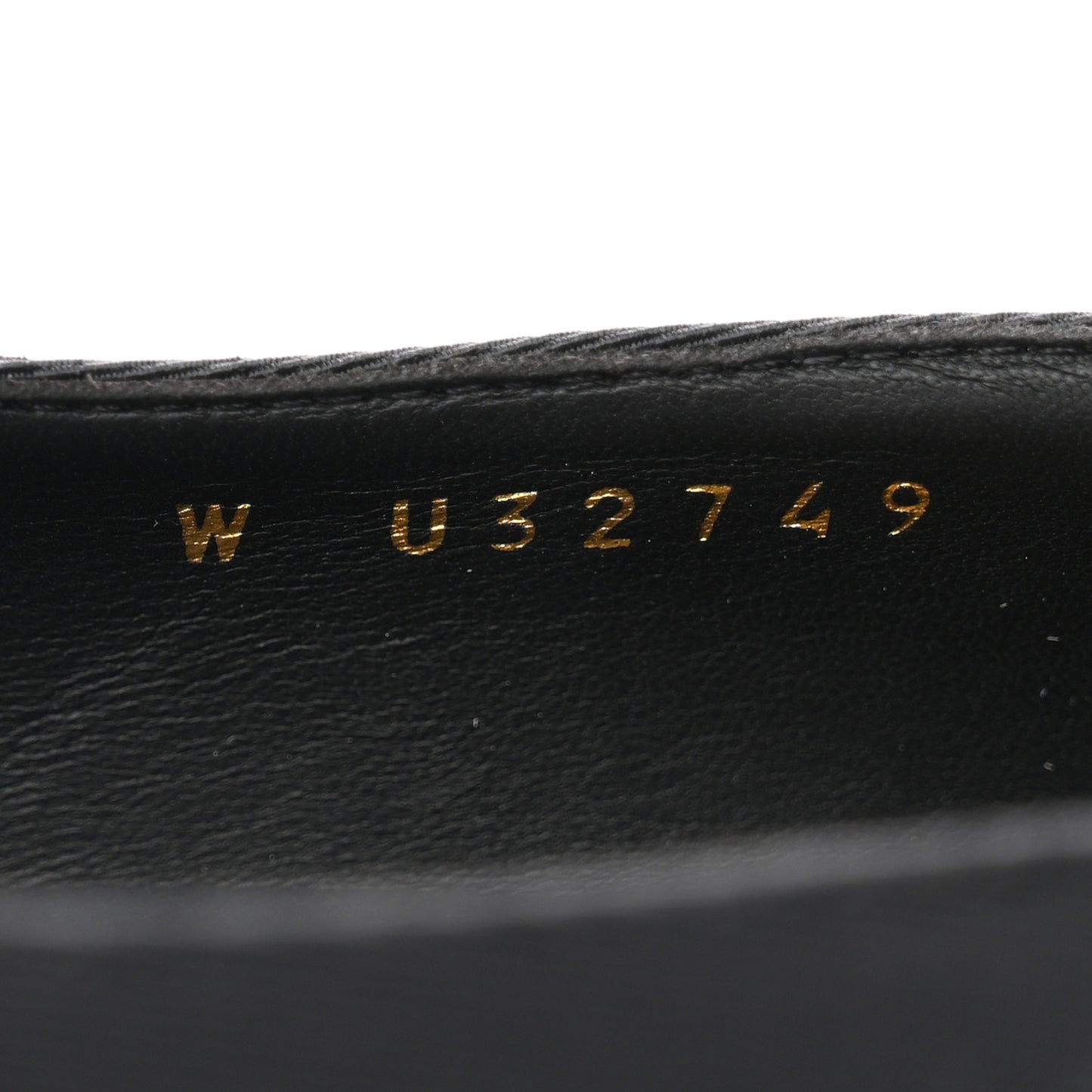Grosgrain Cap Toe Uniform Pumps 35 Black