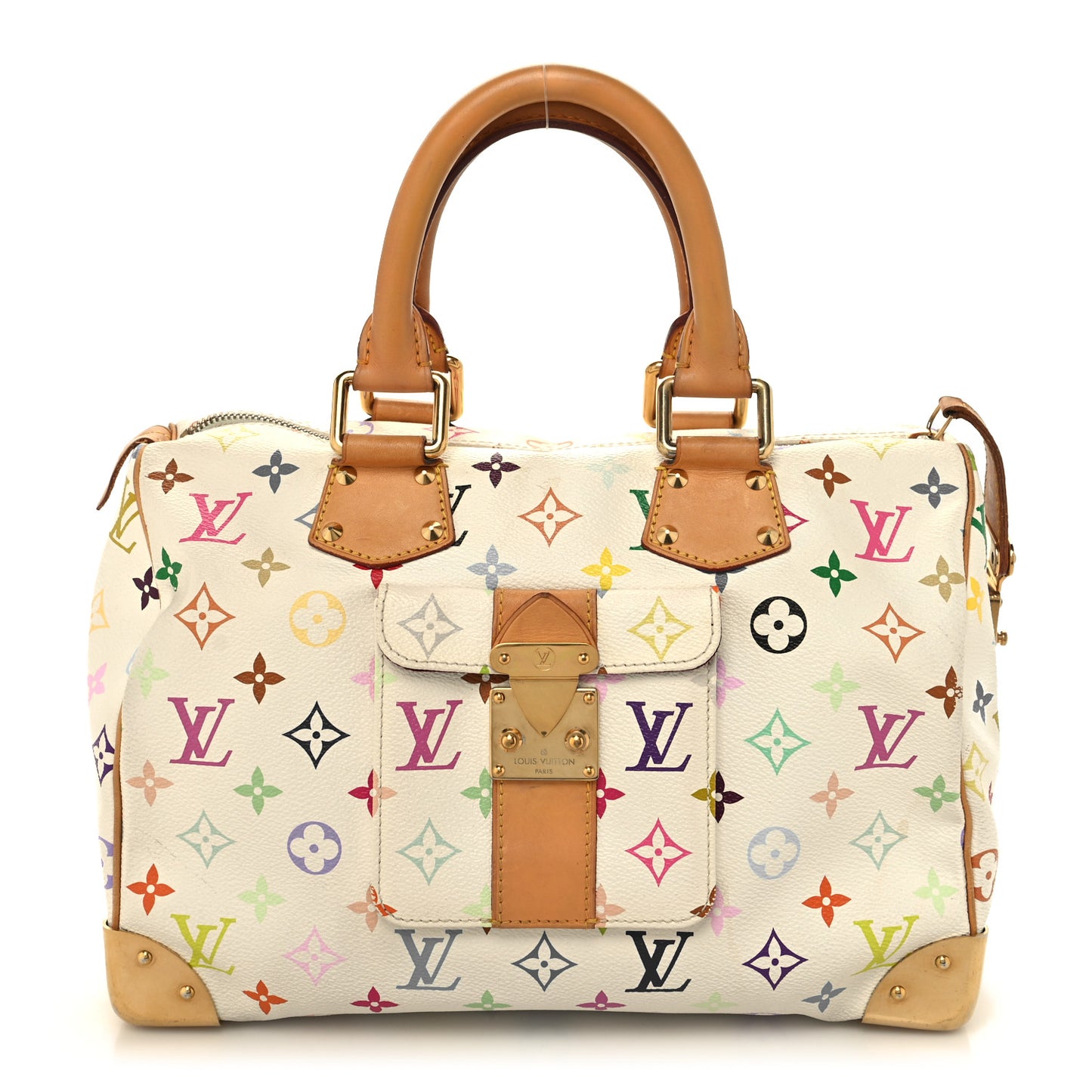 Monogram Multicolor Speedy 30 White