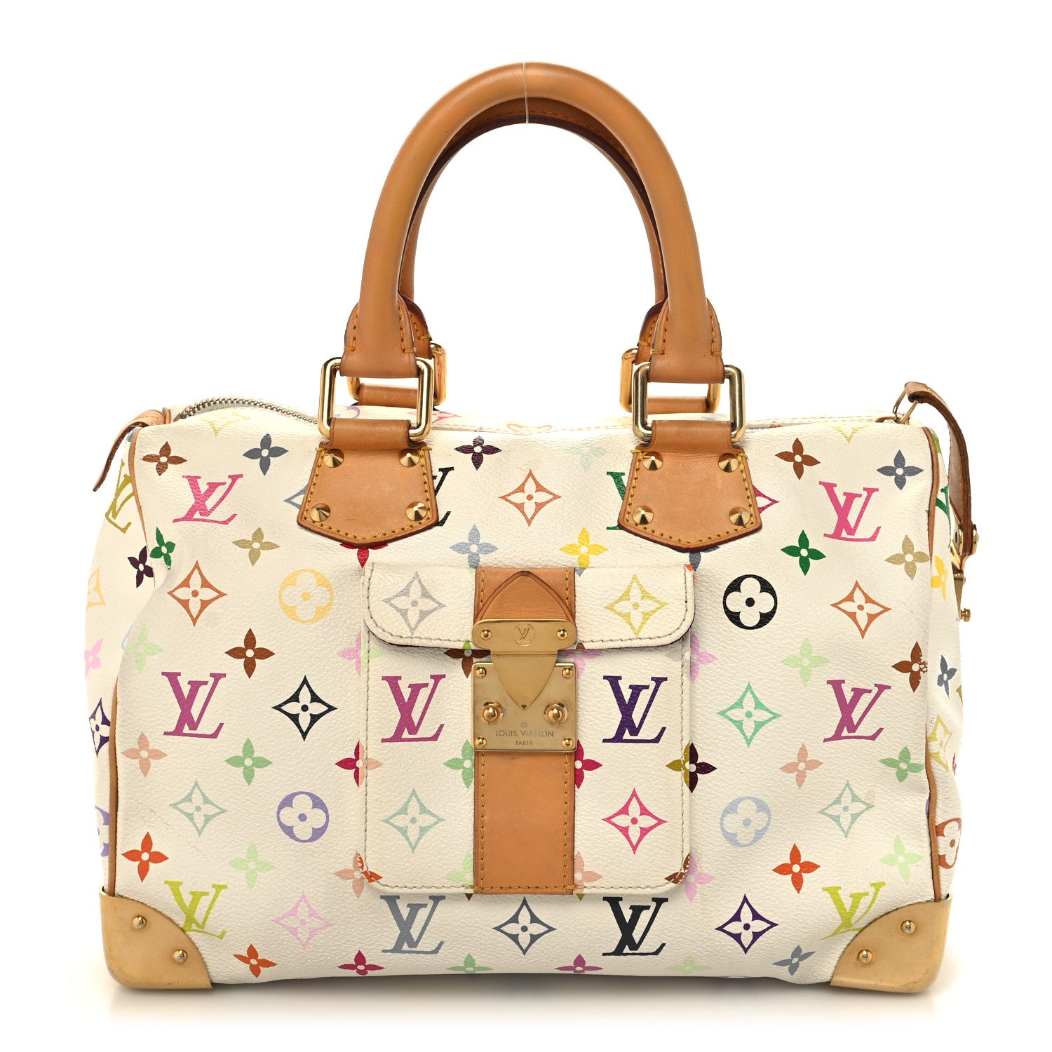 Louis Vuitton Monogram Multicolor Speedy 30 White 1 of 14