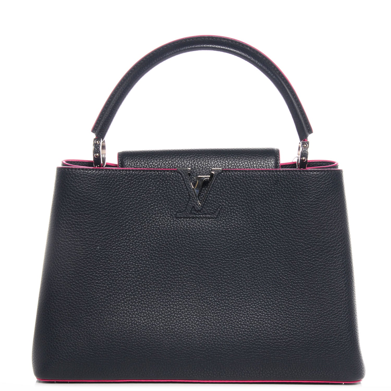 Louis Vuitton Taurillon Capucines MM Cobalt 1 of 9