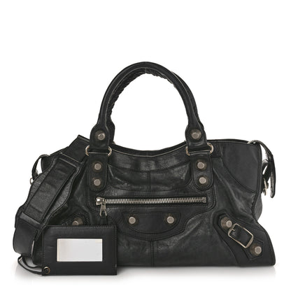 Balenciaga Agneau Giant 21 Silver Hardware Part Time Black 1 of 13