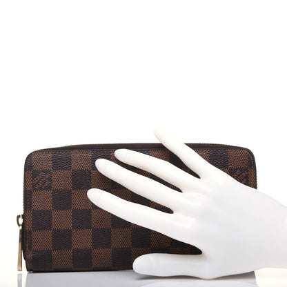 Louis Vuitton Damier Ebene Zippy Wallet 2 of 12