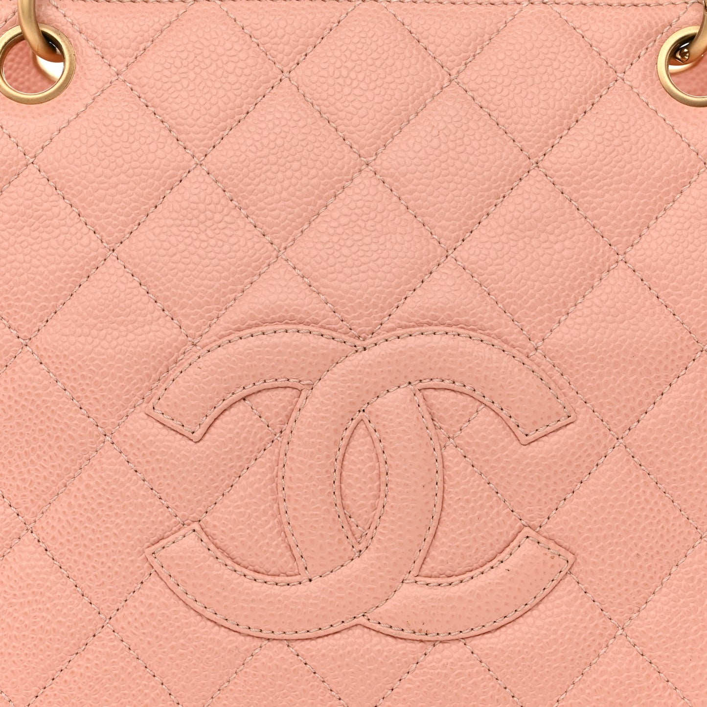 Caviar Quilted Petit Timeless Shopping Tote PTT Pink