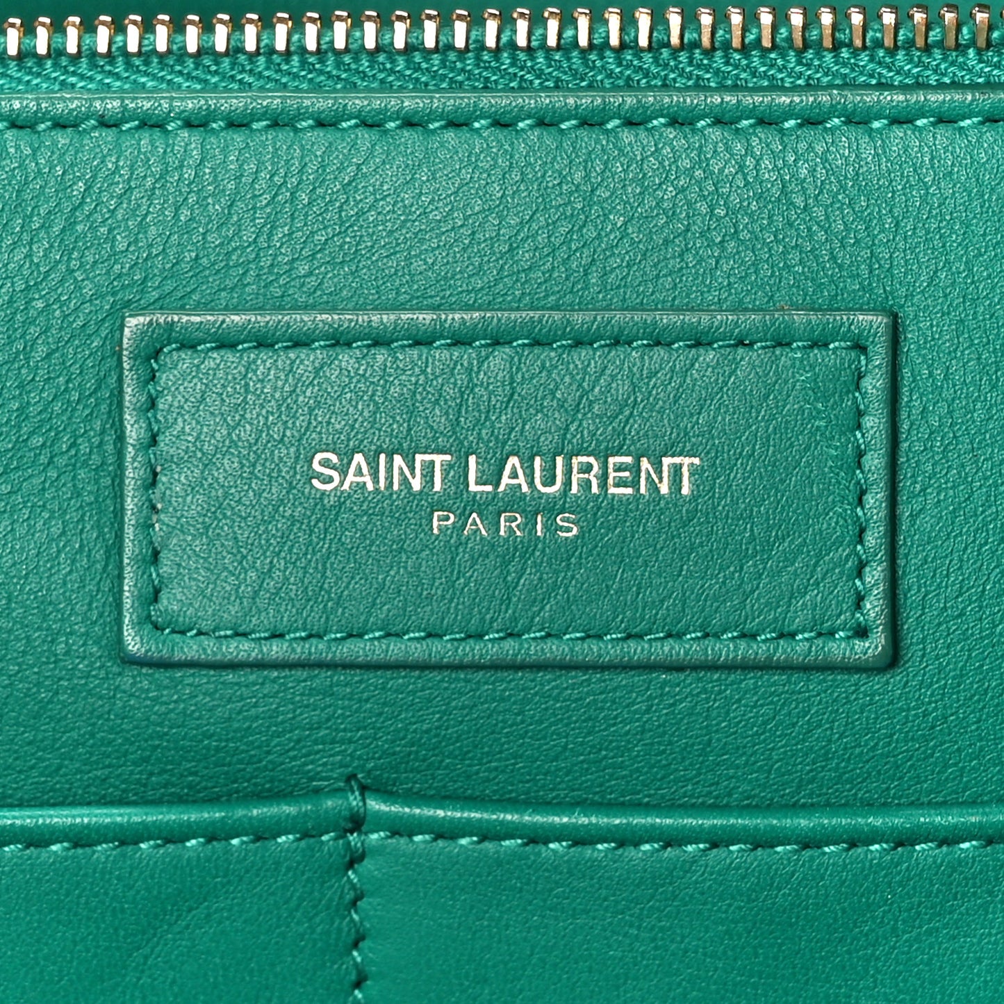 Calfskin Medium Classic Y Cabas Green