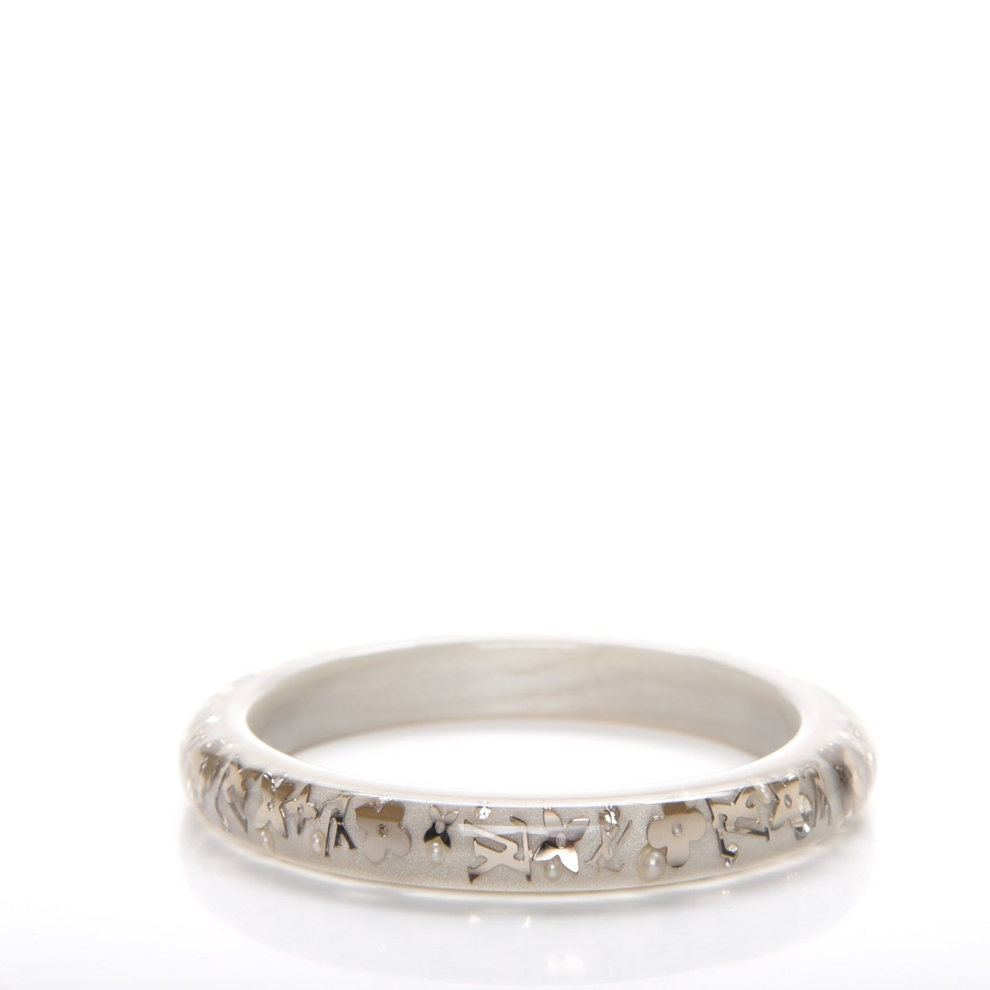 Resin Swarovski Medium Inclusion Bracelet PM Grey