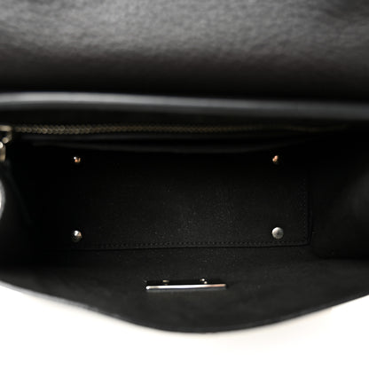 Givenchy Grained Calfskin Mini Shark Lock Satchel Black 5 of 10
