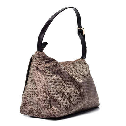 Fendi Zucchino Mama Baguette Dark Brown 2 of 4