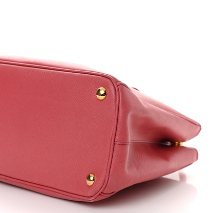 Prada Saffiano Medium Galleria Double Zip Tote Peonia 9 of 21